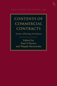 Cover image: Contents of Commercial Contracts 1st edition 9781509930494