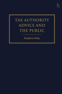 Cover image: Tax Authority Advice and the Public 1st edition 9781509930531