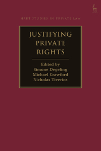 Cover image: Justifying Private Rights 1st edition 9781509944620