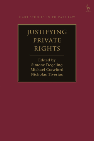 Imagen de portada: Justifying Private Rights 1st edition 9781509944620