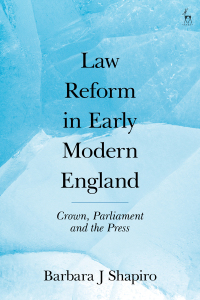 Cover image: Law Reform in Early Modern England 1st edition 9781509934218
