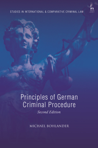 表紙画像: Principles of German Criminal Procedure 1st edition 9781509935338