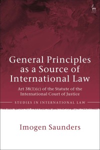 Imagen de portada: General Principles as a Source of International Law 1st edition 9781509936069