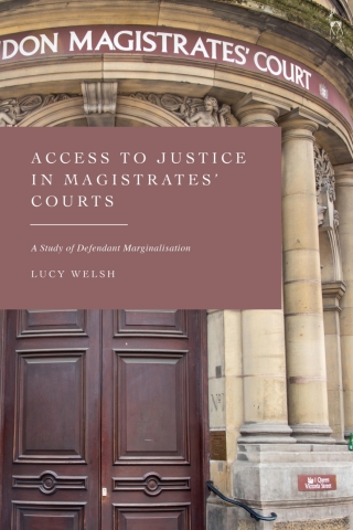 Cover image: Access to Justice in Magistrates' Courts 1st edition 9781509956777