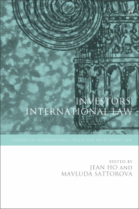 Omslagafbeelding: Investors’ International Law 1st edition 9781509937912