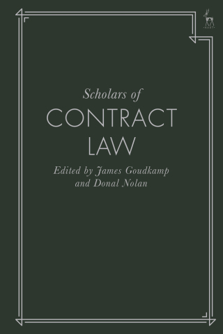Omslagafbeelding: Scholars of Contract Law 1st edition 9781509938469