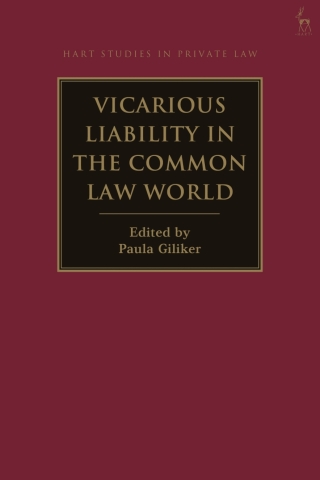 Cover image: Vicarious Liability in the Common Law World 1st edition 9781509963331