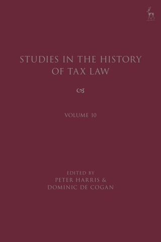 Cover image: Studies in the History of Tax Law, Volume 10 1st edition 9781509939879