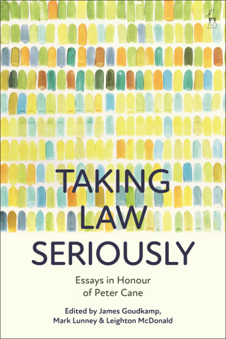 Imagen de portada: Taking Law Seriously 1st edition 9781509940721