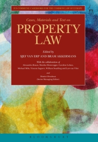 Cover image: Cases, Materials and Text on Property Law 1st edition 9781841137506