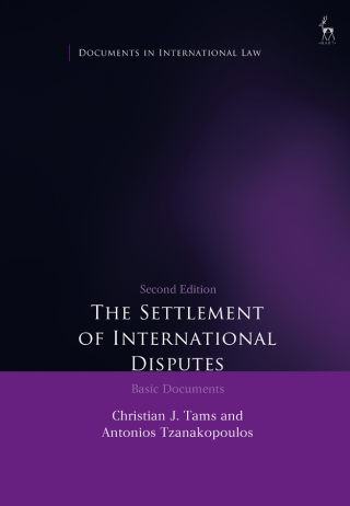 Imagen de portada: The Settlement of International Disputes 1st edition 9781509942213