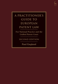 Titelbild: A Practitioner's Guide to European Patent Law 2nd edition 9781509947645