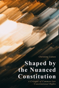 Immagine di copertina: Shaped by the Nuanced Constitution 1st edition 9781509948802