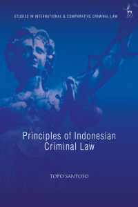 Imagen de portada: Principles of Indonesian Criminal Law 1st edition 9781509950928
