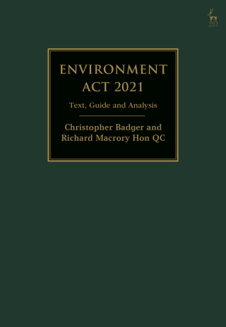 Imagen de portada: Environment Act 2021 1st edition 9781509951024