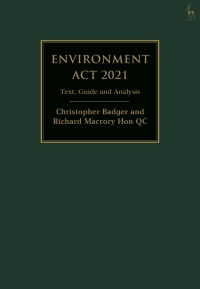 Cover image: Environment Act 2021 1st edition 9781509951024