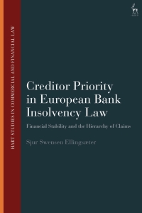 Titelbild: Creditor Priority in European Bank Insolvency Law 1st edition 9781509953653