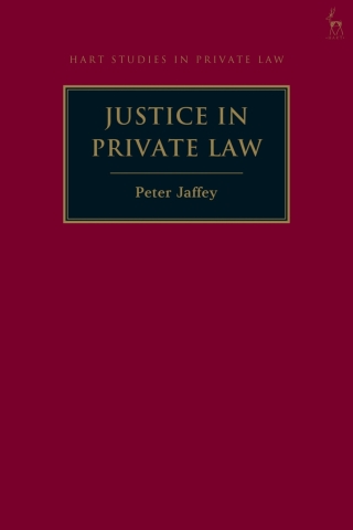 Cover image: Justice in Private Law 1st edition 9781509953929
