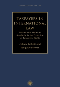 Cover image: Taxpayers in International Law 1st edition 9781509954001