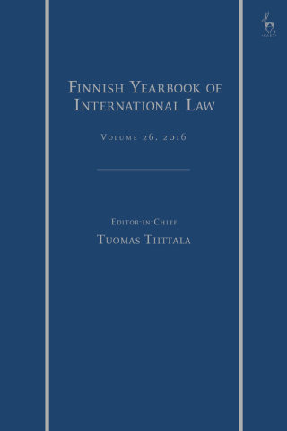 Cover image: The Finnish Yearbook of International Law, Vol 26, 2016 1st edition 9781509954377