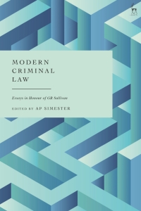 Immagine di copertina: Modern Criminal Law 1st edition 9781509956142