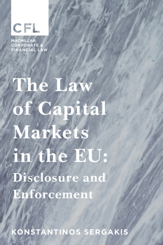 Cover image: The Law of Capital Markets in the EU 1st edition 9781137518460
