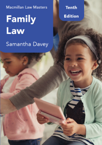 Imagen de portada: Family Law 10th edition 9781352009194