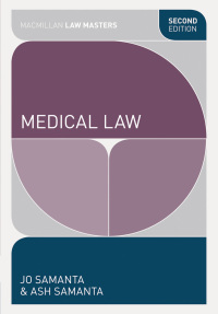 Imagen de portada: Medical Law 2nd edition 9781137486585