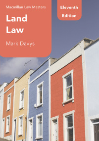 Cover image: Land Law 11th edition 9781352005196