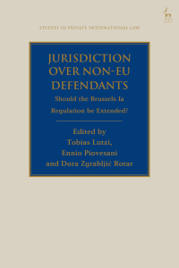 Imagen de portada: Jurisdiction Over Non-EU Defendants 1st edition 9781509958917