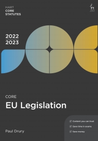 Omslagafbeelding: Core EU Legislation 2022-23 7th edition 9781509960415