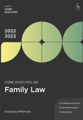 Cover image: Core Statutes on Family Law 2022-23 7th edition 9781509960460