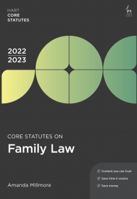 Titelbild: Core Statutes on Family Law 2022-23 7th edition 9781509960460