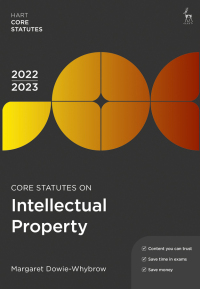 Titelbild: Core Statutes on Intellectual Property 2022-23 10th edition 9781509960712