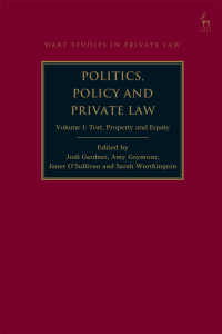Titelbild: Politics, Policy and Private Law 1st edition 9781509960965