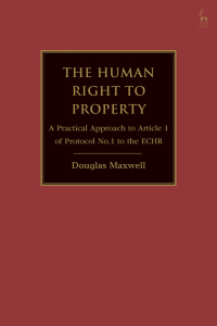 Cover image: The Human Right to Property 1st edition 9781509961108