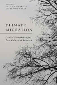 Cover image: Climate Migration 1st edition 9781509961740