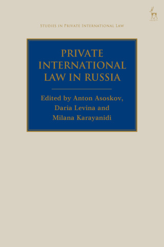 صورة الغلاف: Private International Law in Russia 1st edition 9781509964314