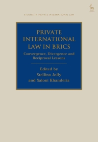 Imagen de portada: Private International Law in BRICS 1st edition 9781509966141