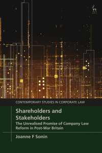 Titelbild: Shareholders and Stakeholders 1st edition 9781509966806