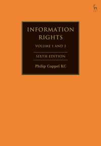 Immagine di copertina: Information Rights 6th edition 9781509967308