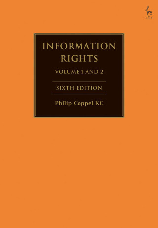 Cover image: Information Rights 6th edition 9781509967308