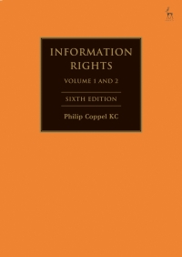 表紙画像: Information Rights 6th edition 9781509967308