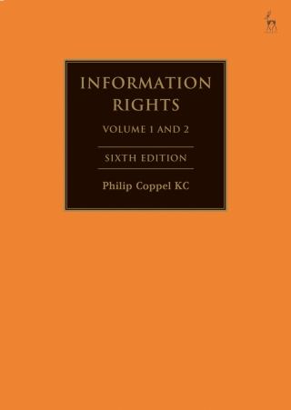 Cover image: Information Rights 6th edition 9781509967308