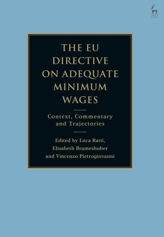 صورة الغلاف: The EU Directive on Adequate Minimum Wages 1st edition 9781509968725