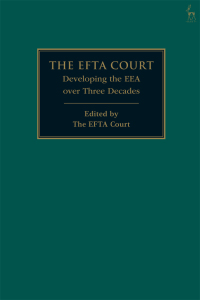 Imagen de portada: The EFTA Court 1st edition 9781509968800