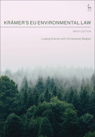 Cover image: Krämer’s EU Environmental Law 9th edition 9781509969074