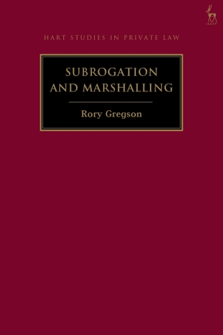 Imagen de portada: Subrogation and Marshalling 1st edition 9781509969227