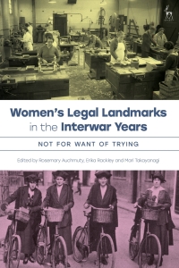 Cover image: Women’s Legal Landmarks in the Interwar Years 1st edition 9781509969722