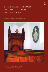 Imagen de portada: The Legal History of the Church of England 1st edition 9781509973194